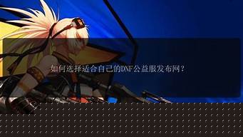 dnf100公益服：人气最高的dnf公益服发布网(dnf公益服开服时间)